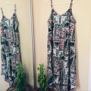 CW classics maxi print tank dress